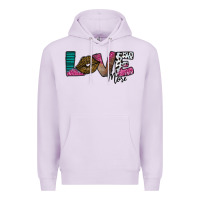 Lilac Love More Premium Hoodie - SublimationCraftShop