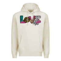 Oatmeal Heather Love More Premium Hoodie - SublimationCraftShop