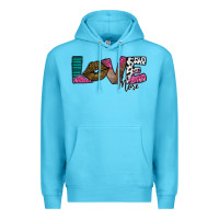 Ocean Blue Love More Premium Hoodie - SublimationCraftShop