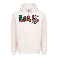 Pale Pink Love More Premium Hoodie - SublimationCraftShop