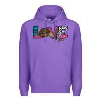 Purple Love More Premium Hoodie - SublimationCraftShop