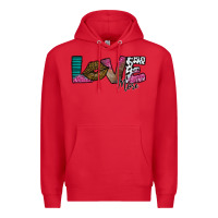 Red Love More Premium Hoodie - SublimationCraftShop
