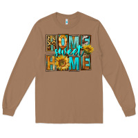 Toasted Coconut Western Home Sweet Home Long Sleeve Tee - FaDigitalArtStudio