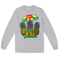 Moon Dust hello summer pineapples Long Sleeve Tee - RanaPortraitStore