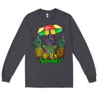 Smoke hello summer pineapples Long Sleeve Tee - RanaPortraitStore