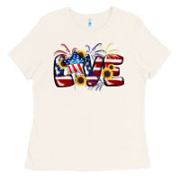 Bone Love 4th of july Ladies Tee - CowGirlArtShop