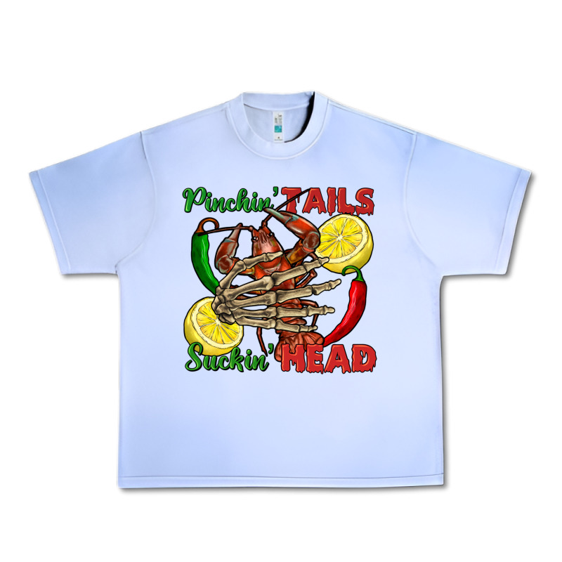 Pinchin' Tails Suckin' Head Crawfish Urban Heavy Tee by FaDigitalArtStudio | Teevron
