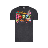 Vintage Black Easter Day One hoppy Teacher Vintage Tee - OliviaCreatesArt