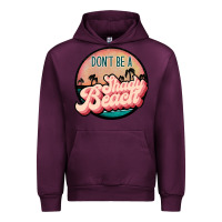 Mauve Wine don't be a shady beach Urban Hoodie - JahusDesignShop