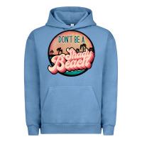 Pigment Pebble Blue don't be a shady beach Urban Hoodie - JahusDesignShop