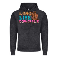 Western Long Live Cowgirls With Roses Vintage Hoodie | Teevron