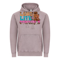 Vintage Zinc Western Long Live Cowgirls With Roses Vintage Hoodie - BundleAndBundleShop