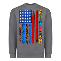 Storm autism american flag Heavyweight Sweatshirt - AdoDesignShop