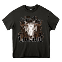 Asphalt Simmer down Cowboy Heavy Core Tee - HowdyJamesFarm