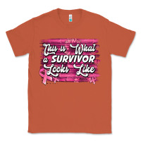 Copper this is what a survivor looks like breast cancer awareness Classic Tee - Jasminsmagicworld