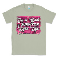 Matcha this is what a survivor looks like breast cancer awareness Classic Tee - Jasminsmagicworld