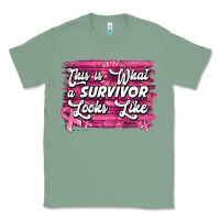 Sage this is what a survivor looks like breast cancer awareness Classic Tee - Jasminsmagicworld