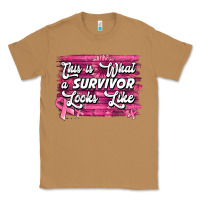 Toasted Coconut this is what a survivor looks like breast cancer awareness Classic Tee - Jasminsmagicworld