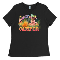 Black Easter Day Camper Ladies Tee - HowdyJamesFarm