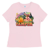 Bubblegum Pink Easter Day Camper Ladies Tee - HowdyJamesFarm