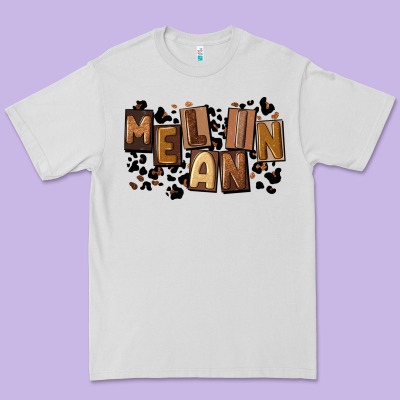 Melanin With Leopard Premium Tee Designed By Cowgirlartshop