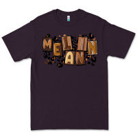 Plum melanin with leopard Premium Tee - CowGirlArtShop