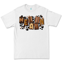 White melanin with leopard Premium Tee - CowGirlArtShop