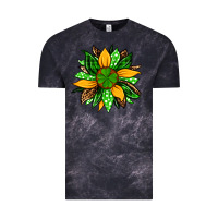Cloud Black St. Patrick's sunflower Vintage Tee - OliviaCreatesArt