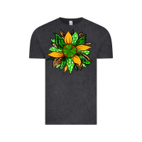 Vintage Black St. Patrick's sunflower Vintage Tee - OliviaCreatesArt