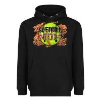 Black softball mom Heavyweight Hoodie - AdoDesignShop