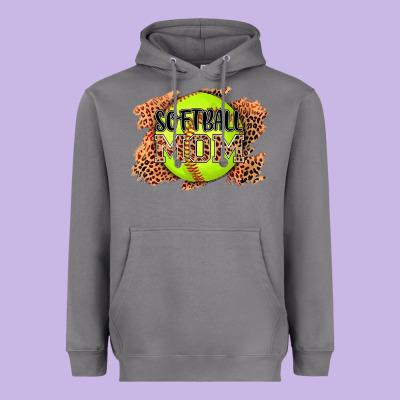 Softball Mom Heavyweight Hoodie Designed By Adodesignshop