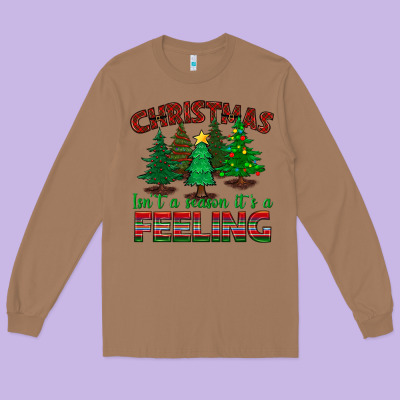 Christmas Isn't A Season It's A Feeling Long Sleeve Tee Designed By Bundleandbundleshop