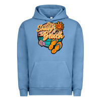 Pigment Pebble Blue dont be a shady beach Urban Hoodie - JahusDesignShop