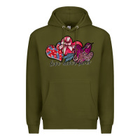 Army Green love never fails Premium Hoodie - SublimationCraftShop