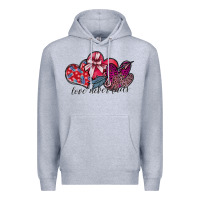 Heather Grey love never fails Premium Hoodie - SublimationCraftShop
