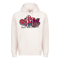 Pale Pink love never fails Premium Hoodie - SublimationCraftShop