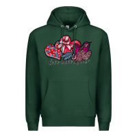 Sports Green love never fails Premium Hoodie - SublimationCraftShop