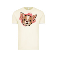 Vintage Arctic chihuahua pink glitter Vintage Tee - Jasminsmagicworld