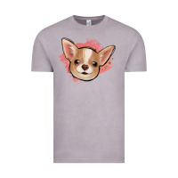 Vintage Zinc chihuahua pink glitter Vintage Tee - Jasminsmagicworld