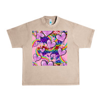 French Oak pride heart seamless pattern Urban Heavy Tee - FaDigitalArtStudio
