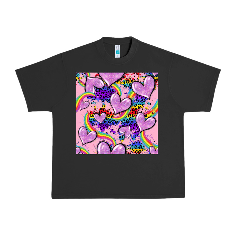 Pride Heart Seamless Pattern Urban Heavy Tee by FaDigitalArtStudio | Teevron