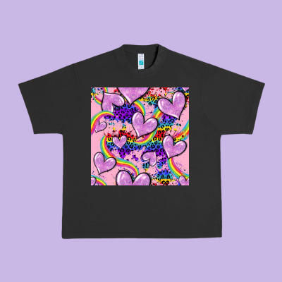 Pride Heart Seamless Pattern Urban Heavy Tee Designed By Fadigitalartstudio