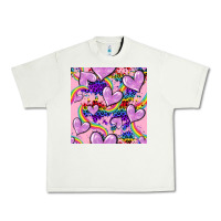 Pistachio pride heart seamless pattern Urban Heavy Tee - FaDigitalArtStudio