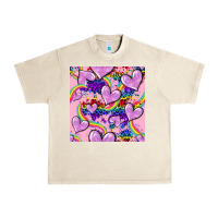 Sandshell pride heart seamless pattern Urban Heavy Tee - FaDigitalArtStudio