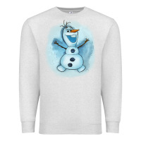 Oatmeal Heather olaf snowman Premium Sweatshirt - AdoDesignShop