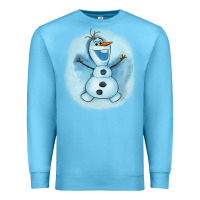 Ocean Blue olaf snowman Premium Sweatshirt - AdoDesignShop