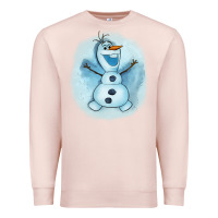 Pale Pink olaf snowman Premium Sweatshirt - AdoDesignShop