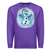 Purple olaf snowman Premium Sweatshirt - AdoDesignShop