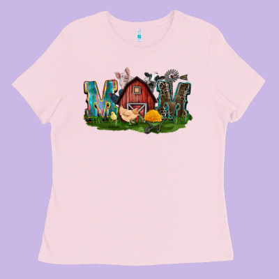 Barn Mom Mother's Day Ladies Tee Designed By Cowgirlartshop