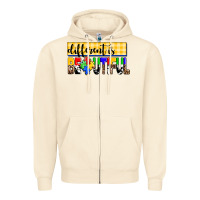 Sandshell different is beautiful Zipper Hoodie - AdoDesignShop